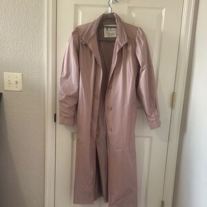 London Fog Pink Trench Coat